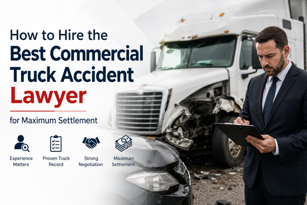 How How to Hire the Best Commercial Truck Accident Lawyer for Maximum Settlement