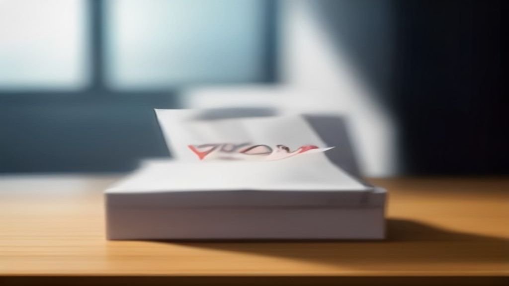 A photorealistic close-up shot of an official political voting booth and a ballot box on a desk, clean architectural environment, shallow depth of field, safe for work.