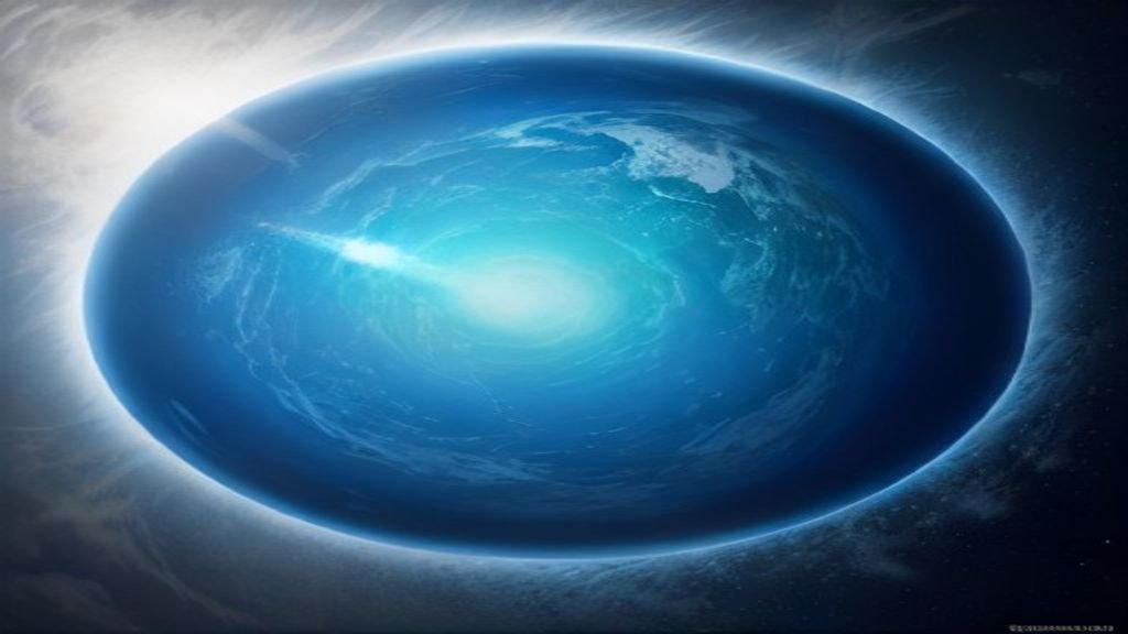 An advanced Earth observation satellite orbiting high above planet Earth with glowing blue oceans below, modern 3D render clean space illustration.